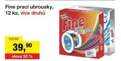 Ubrousky na praní Fine