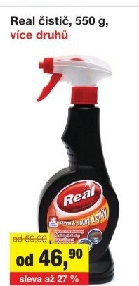 Čističe ve spreji Real