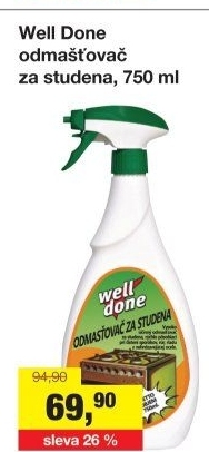 Odmašťovač Well Done