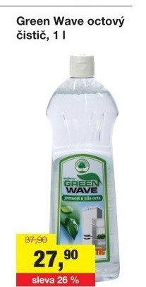 Čistič octový Green Wave
