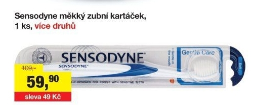Kartáček na zuby Sensodyne