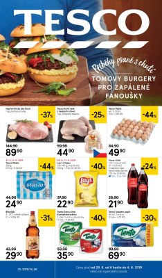 akční leták Tesco 29.5.2019-4.6.2019