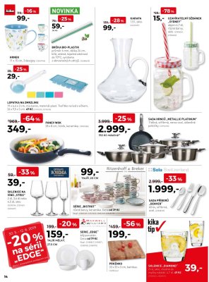 akční leták Kika nábytek 30.5.2019-12.6.2019