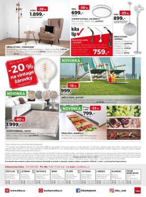 akční leták Kika nábytek 30.5.2019-12.6.2019