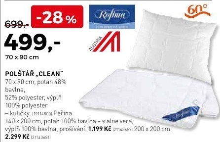 Polštář Clean