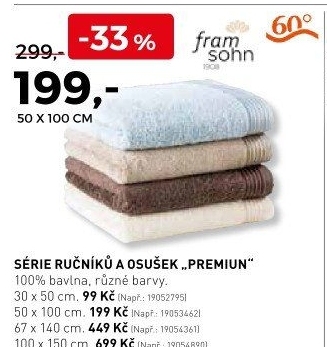 Série ručníků a osušek Premium