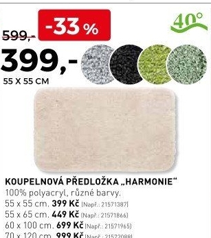 Koupelnová předložka Harmonie