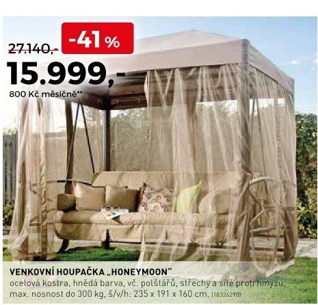 Venkovní houpačka Honeymoon