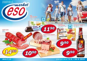 akční leták ESO MARKET 5.6.2019-16.6.2019