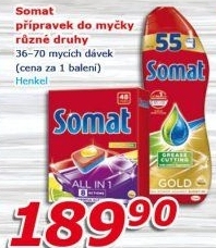 Prostředky do myčky Somat