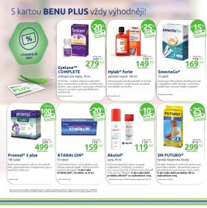 akční leták BENU Lékárna 1.6.2019-30.6.2019