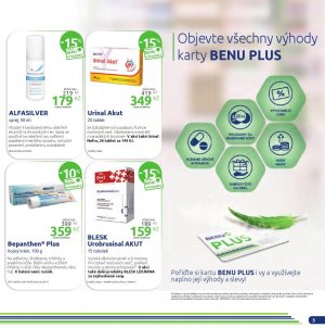 akční leták BENU Lékárna 1.6.2019-30.6.2019