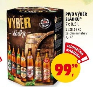 Pivo Mixpack ležáků Výběr sládků Lobkowicz