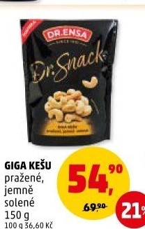 Kešu pražené Dr. Ensa