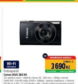 Fotoaparát Canon IXUS 285 HS