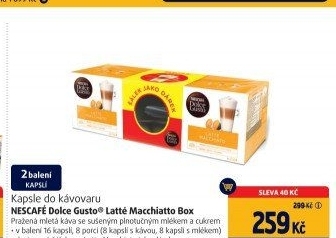 Kapsle Dolce gusto Nescafé - dárkové balení