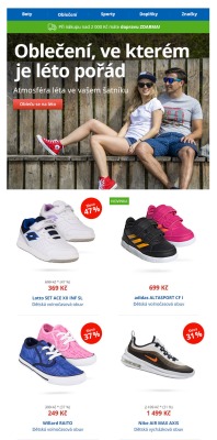 akční leták Sportisimo 9.6.2019-14.6.2019