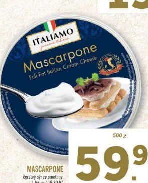 Sýr Mascarpone Italiamo