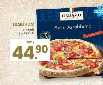Pizza mražená italská Italiamo