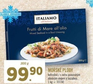 Mořské plody mražené Italiamo