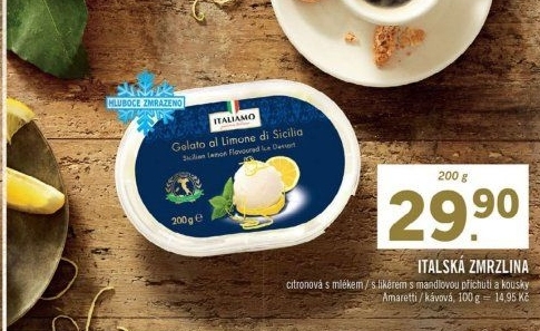Zmrzlina italská ve vaničce Italiamo