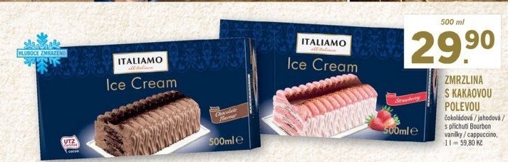 Zmrzlinová roláda Italiamo