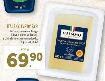 Sýr Pecorino Romano Italiamo