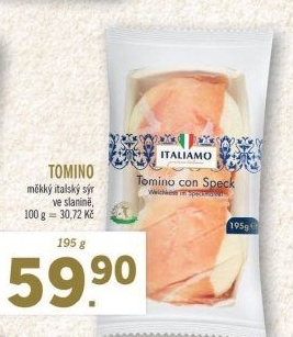 Sýr Tomino ve slanině Italiamo