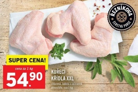 Kuřecí křídla Řezníkova čerstvá porce