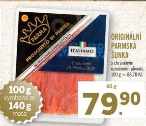 Šunka Prosciutto di Parma Italiamo