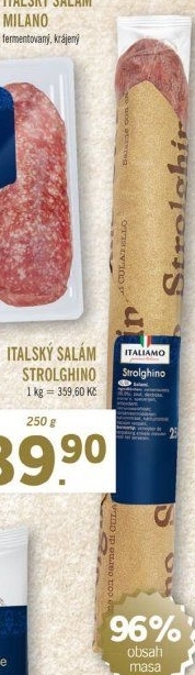 Italský salám Strolghino Italiamo
