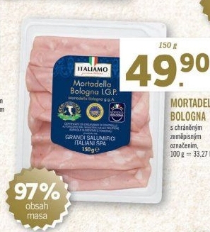 Salám Mortadella Bologna Italiamo