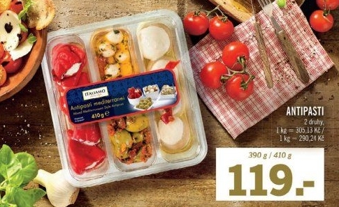 Antipasti italské Italiamo