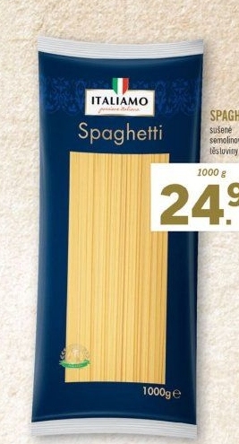 Těstoviny semolinové Italiamo