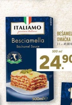 Omáčka bešamelová Italiamo