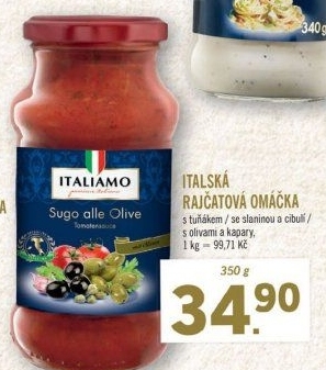 Rajčatová omáčka Italiamo