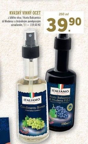 Ocet kvasný vinný Italiamo