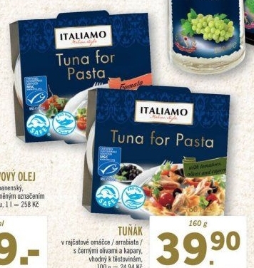 Tuňák v omáčce Italiamo