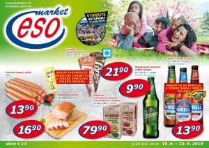 akční leták ESO MARKET 19.6.2019-30.6.2019