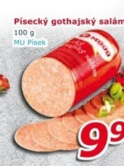Salám Gothaj Maso uzeniny Písek