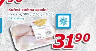 Kuřecí stehna mražená DZ Klatovy