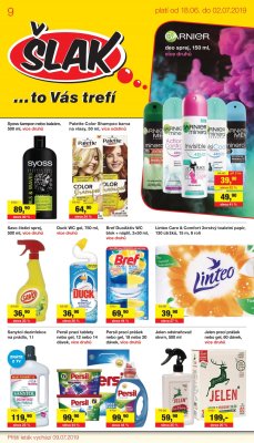akční leták Šlak drogerie 18.6.2019-2.7.2019