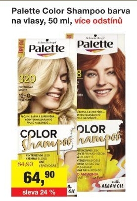 Barva na vlasy Color Shampoo Palette Schwarzkopf