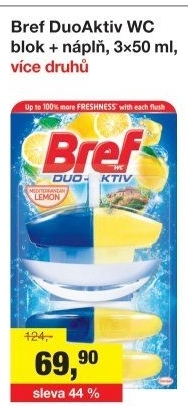 WC blok gelový Duo-Aktiv Bref