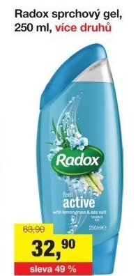 Sprchový gel Radox