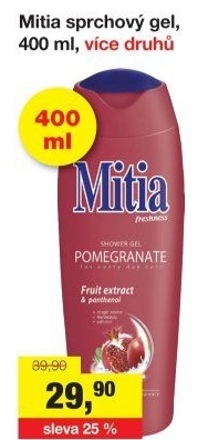 Sprchový gel Mitia