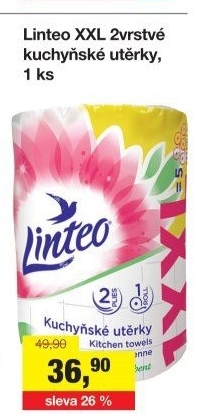 Utěrky kuchyňské 2vrstvé XXL Linteo