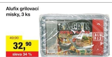 Miska grilovací Alufix