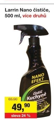 Čističe Nano Efekt Larrin