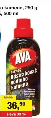 Odstraňovač vodního kamene tekutý AVA